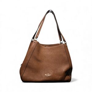 Kate Spade Brown Pebbled Leather Shoulder Bag